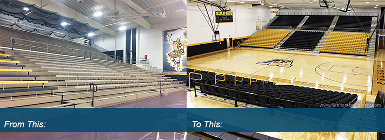 Timken Gym Before & After