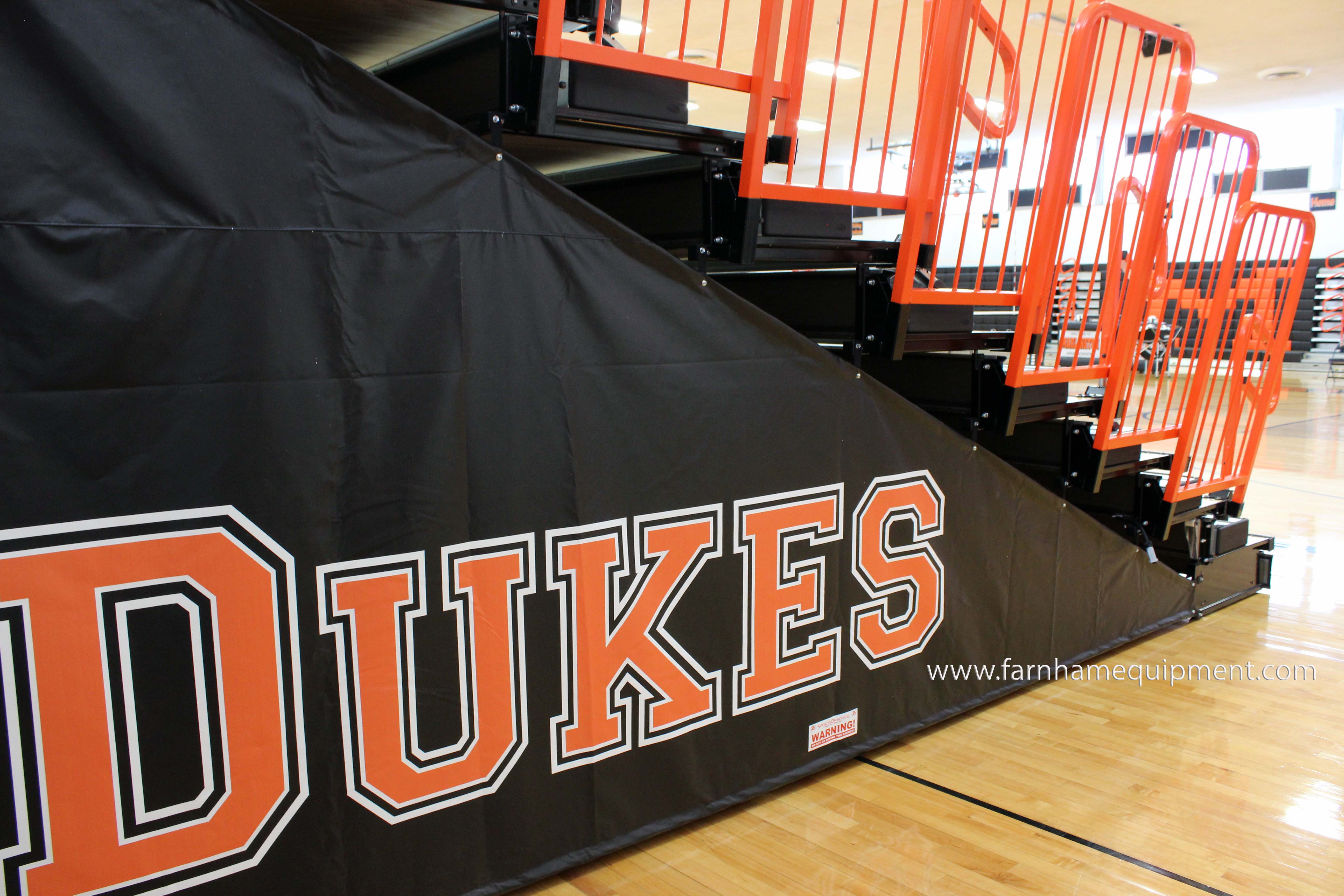 Hussey Seating Company Telescopic Bleachers